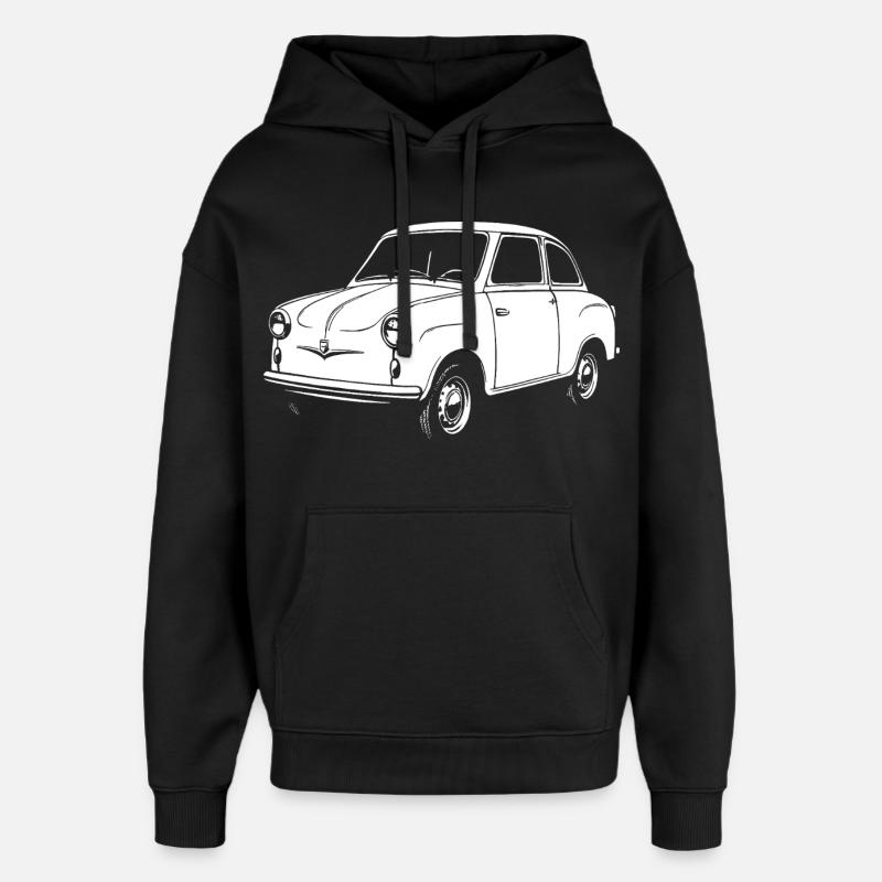 Ballon culte sur roues - Sweat à capuche unisexe Stanley/Stella Oversized - noir