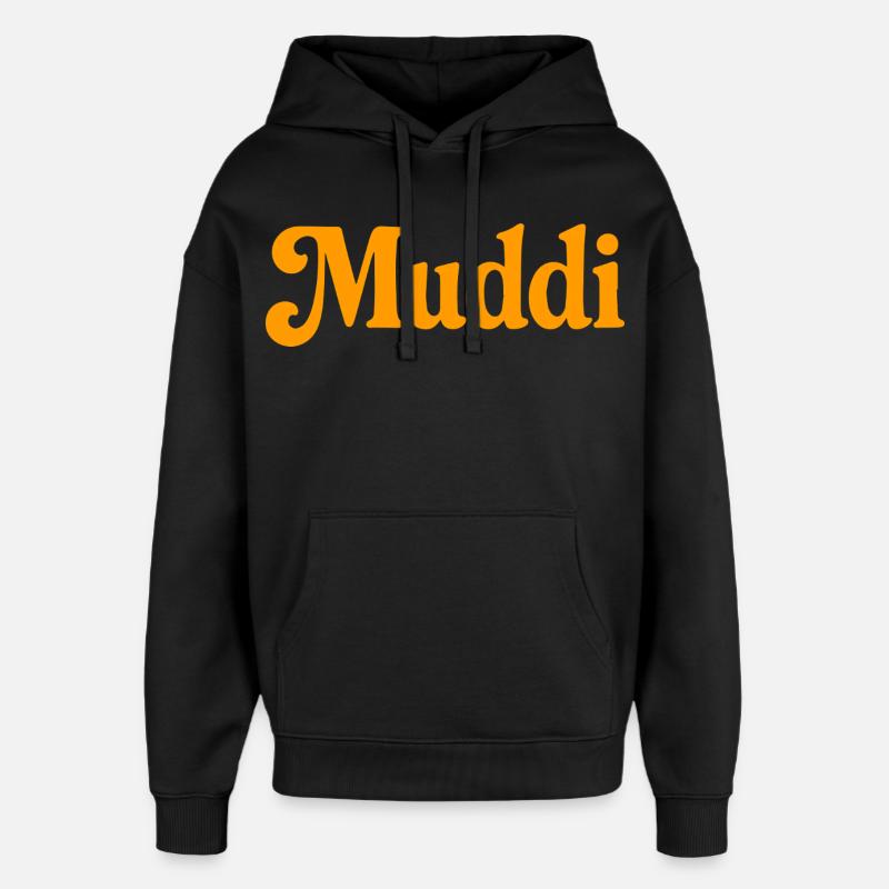 Boue - Sweat à capuche unisexe Stanley/Stella Oversized - noir