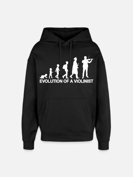 Development of a violinist - Oversized Unisex Hoodie by Stanley/Stella - black