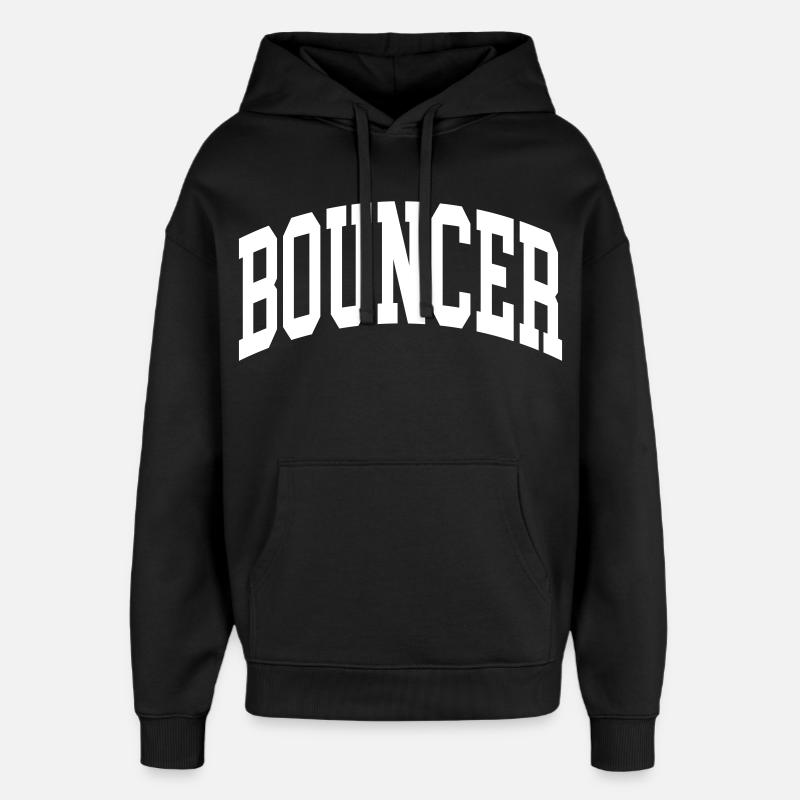 Videur - Sweat à capuche unisexe Stanley/Stella Oversized - noir