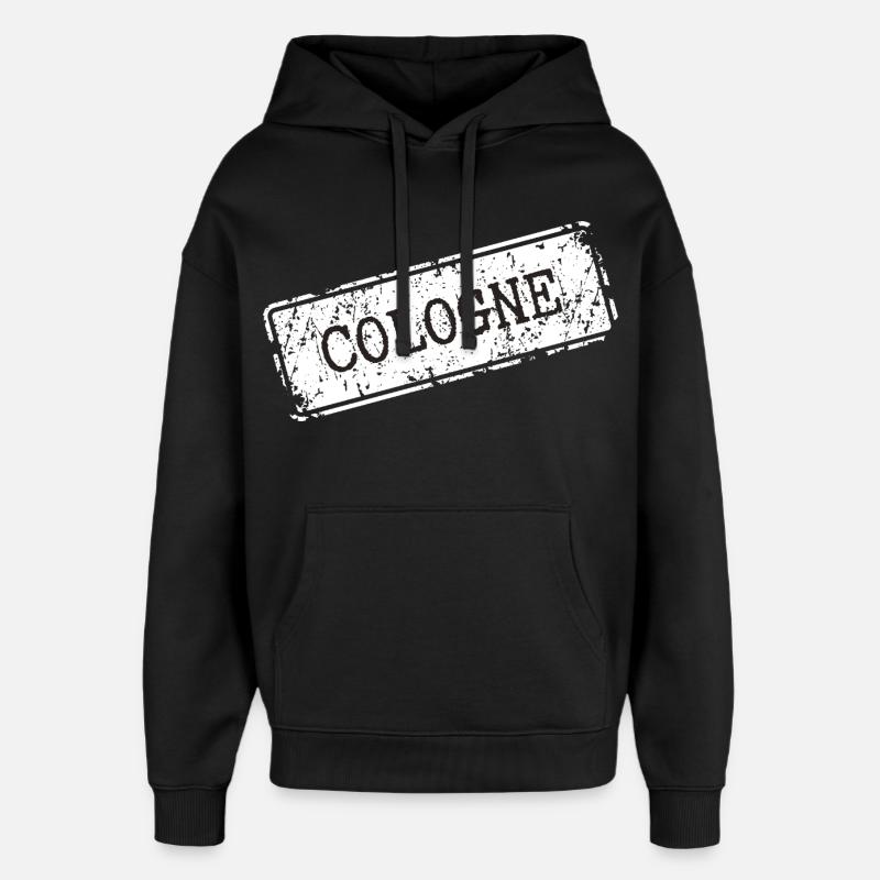 Cologne - Sweat à capuche unisexe Stanley/Stella Oversized - noir
