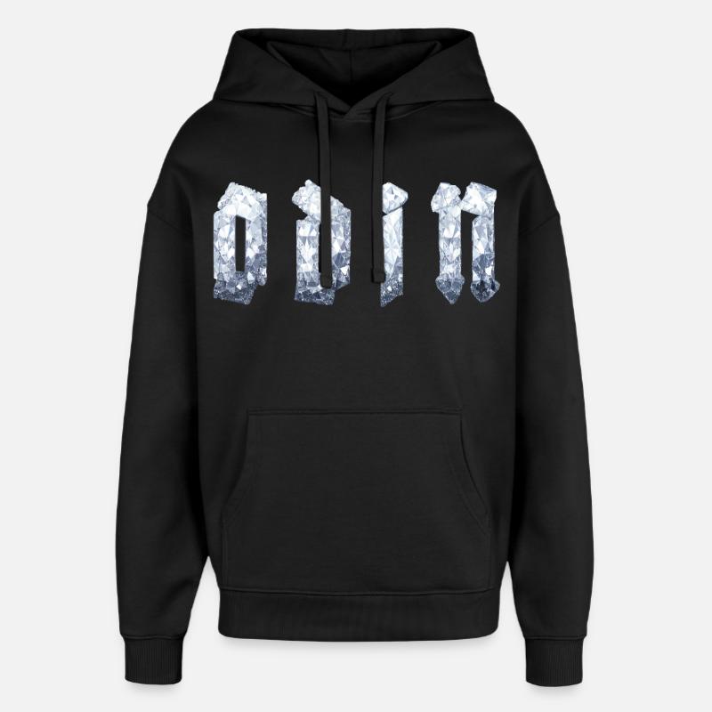 Odin - Sweat à capuche unisexe Stanley/Stella Oversized - noir