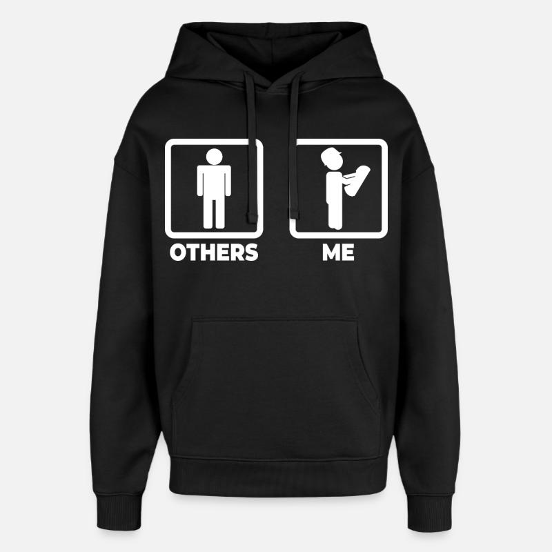 Moi en tant qu’architecte - Sweat à capuche unisexe Stanley/Stella Oversized - noir