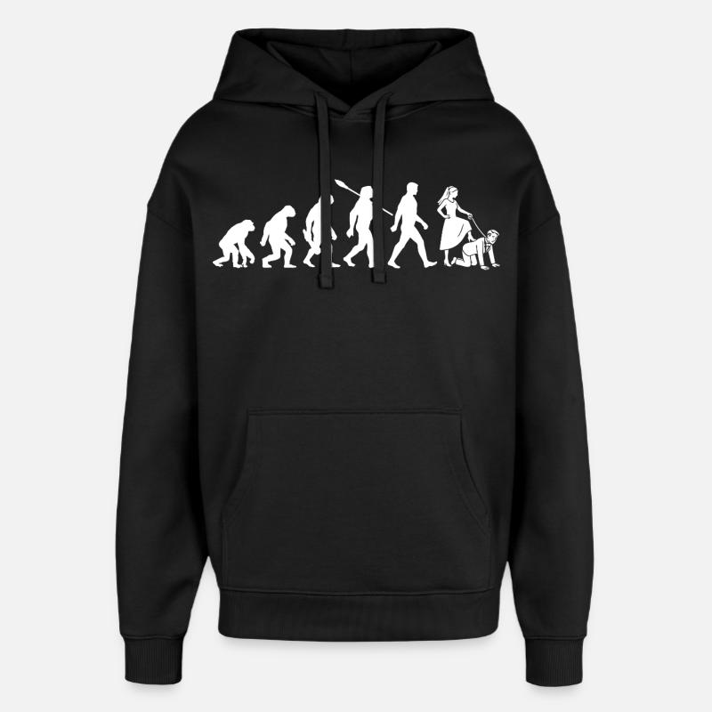 Bachelor Party - Evolution Bachelor - Oversized Unisex Hoodie by Stanley/Stella - black