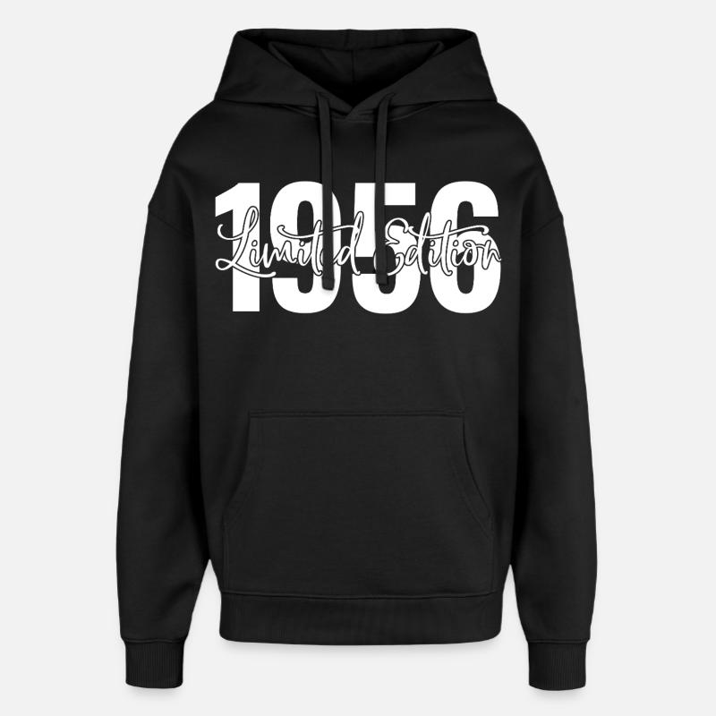Edition limitée 1956 - Sweat à capuche unisexe Stanley/Stella Oversized - noir