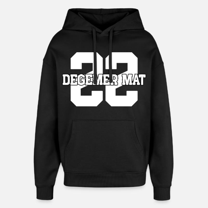 Degemer Mat - Sweat à capuche unisexe Stanley/Stella Oversized - noir