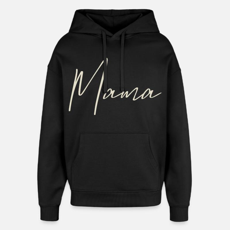 Maman - Sweat à capuche unisexe Stanley/Stella Oversized - noir
