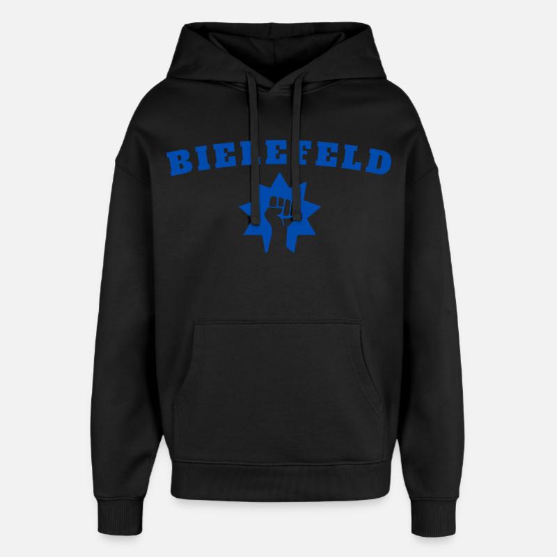Bielefeld - Sweat à capuche unisexe Stanley/Stella Oversized - noir