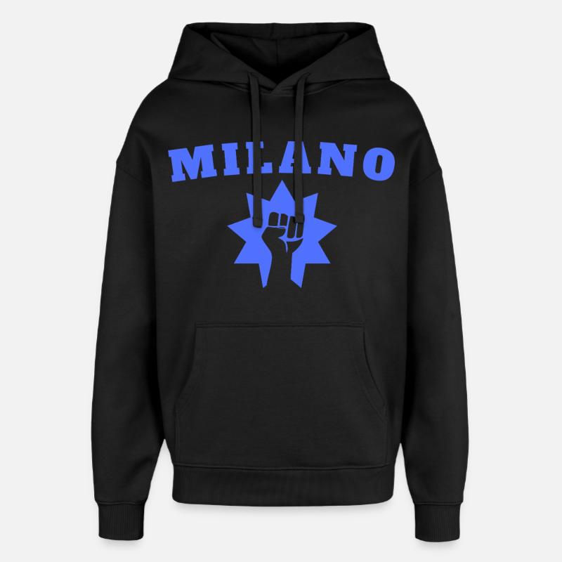 Milano - Sweat à capuche unisexe Stanley/Stella Oversized - noir