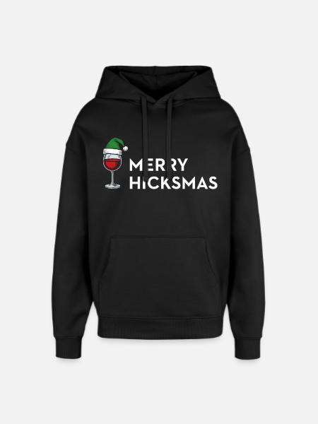 Merry Hicksmas – Anti Xmas Edition - Oversized Unisex Hoodie von Stanley/Stella - Schwarz