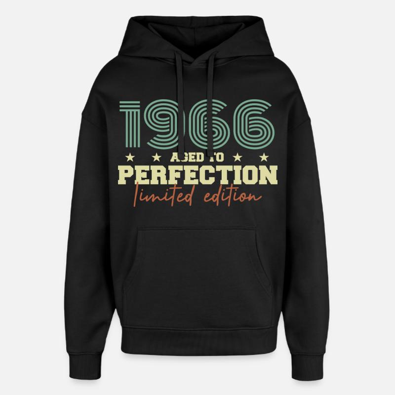 1966 - Sweat à capuche unisexe Stanley/Stella Oversized - noir