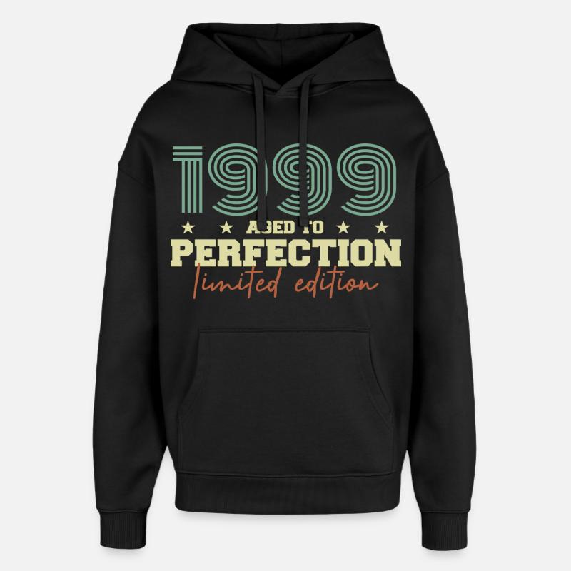 1999 - Sweat à capuche unisexe Stanley/Stella Oversized - noir