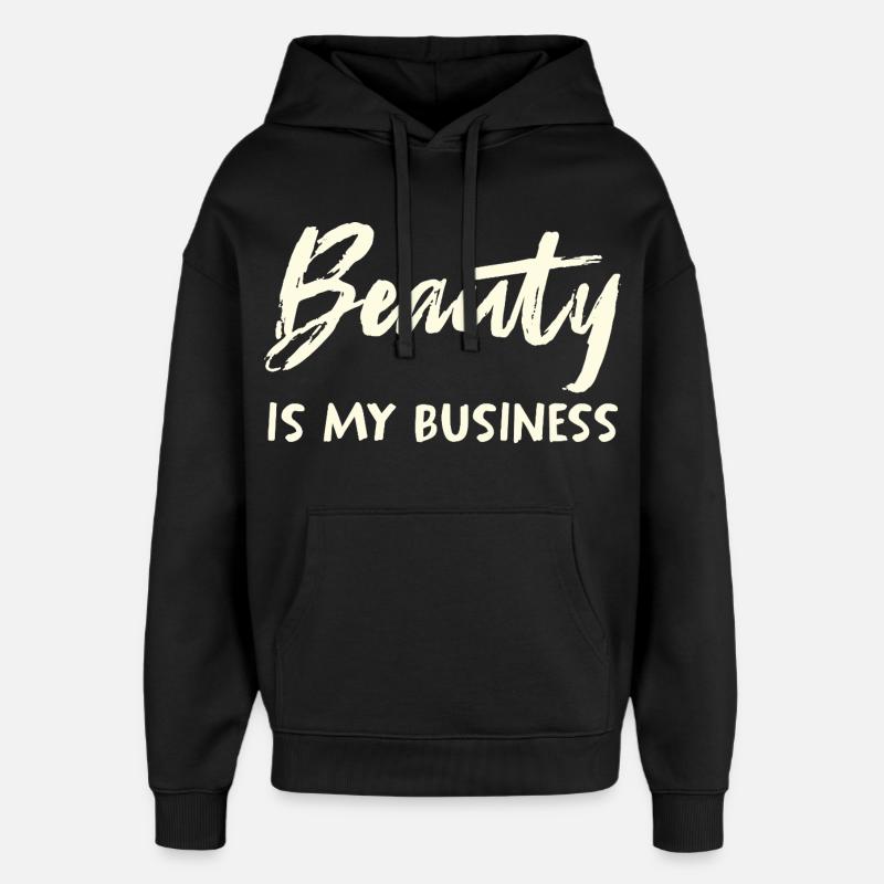 La beauté est mon affaire - Sweat à capuche unisexe Stanley/Stella Oversized - noir