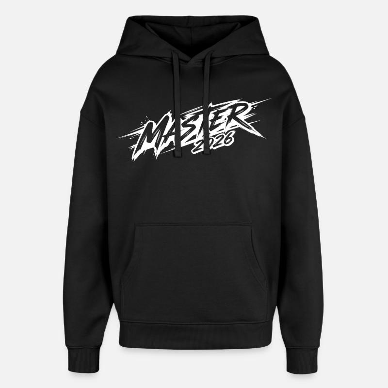 Master 2026 - Sweat à capuche unisexe Stanley/Stella Oversized - noir