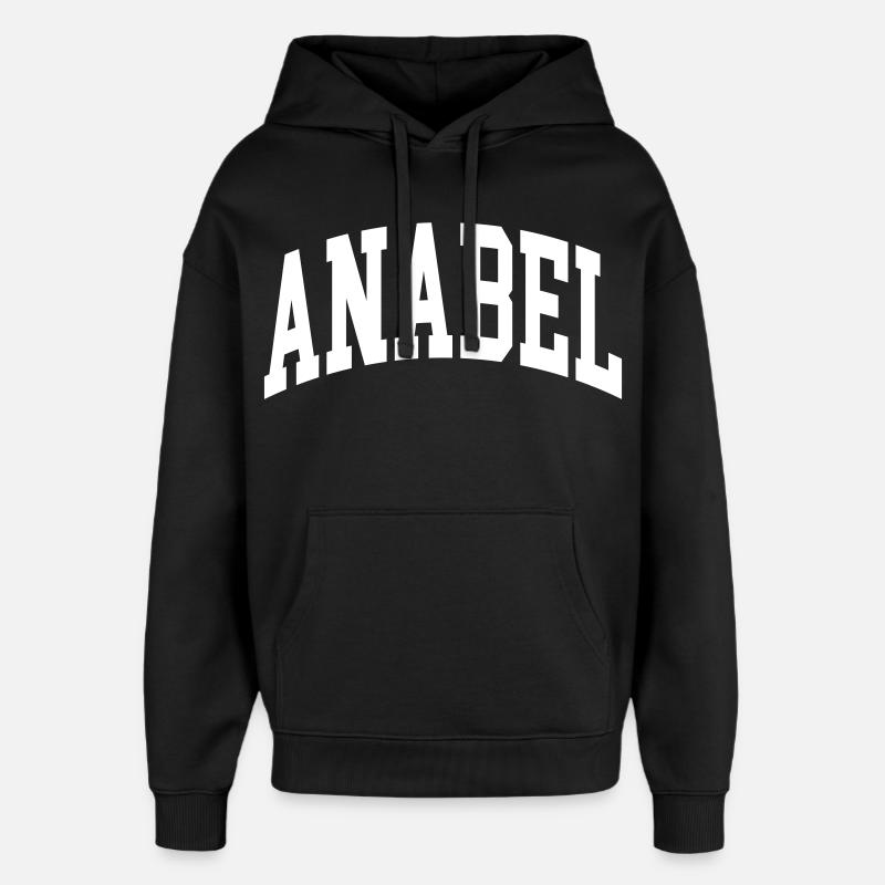 Anabel - Sweat à capuche unisexe Stanley/Stella Oversized - noir