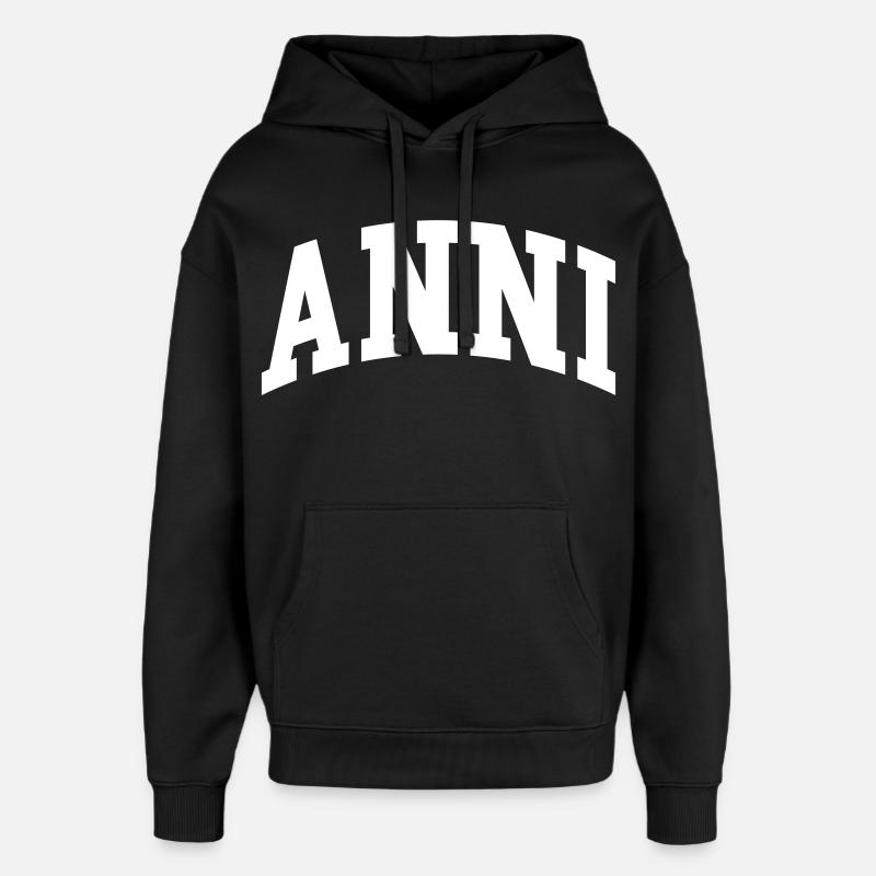 Anniversaire - Sweat à capuche unisexe Stanley/Stella Oversized - noir