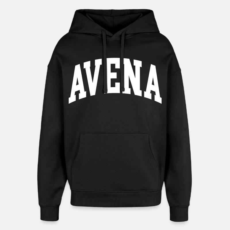 Avena - Sweat à capuche unisexe Stanley/Stella Oversized - noir