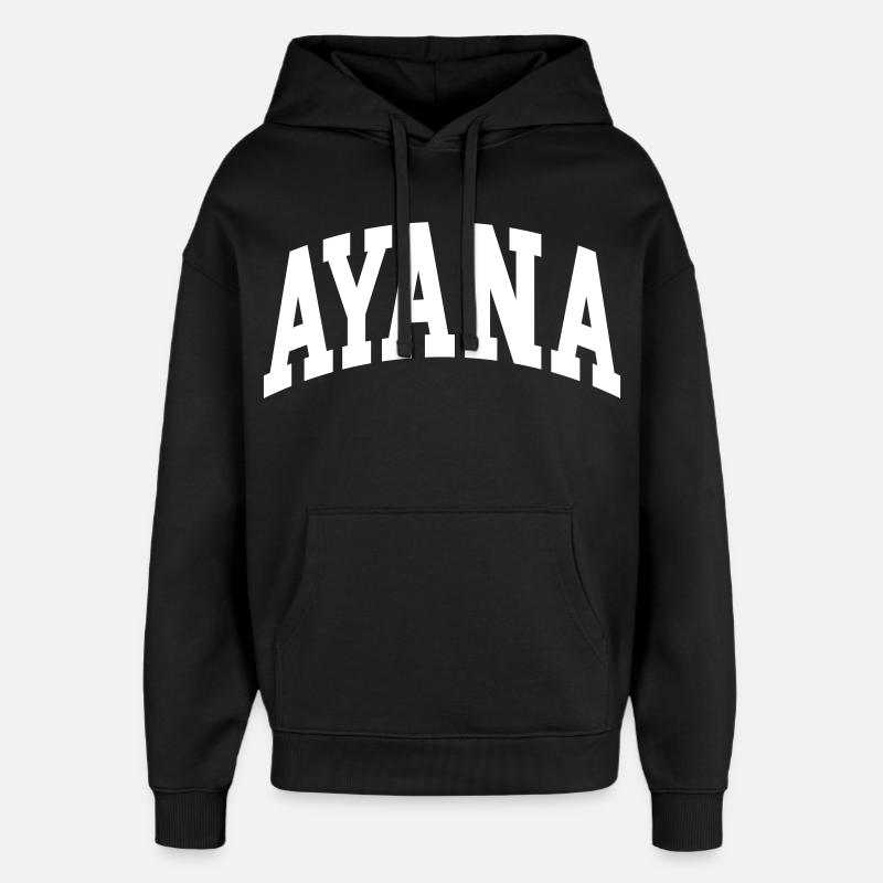 Ayana - Sweat à capuche unisexe Stanley/Stella Oversized - noir