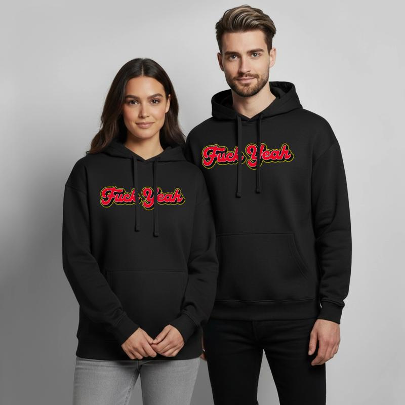 Fuck Yeah 3D Red Script Sweat à capuche unisexe Stanley/Stella Oversized