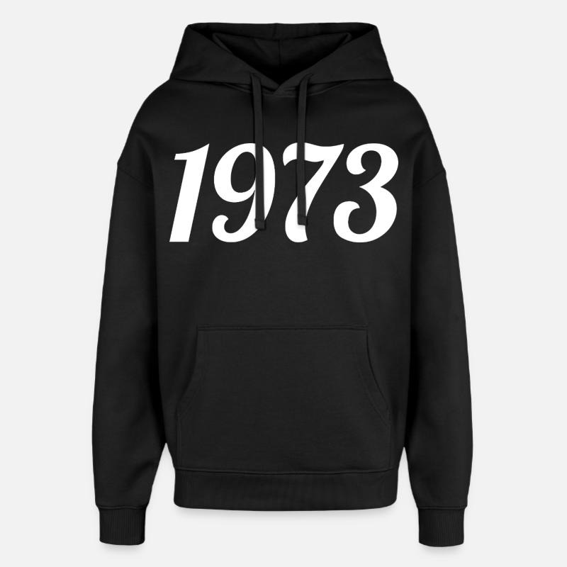 1973 - Sweat à capuche unisexe Stanley/Stella Oversized - noir