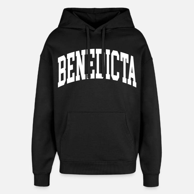 Benedicta - Oversized Unisex Hoodie von Stanley/Stella - Schwarz