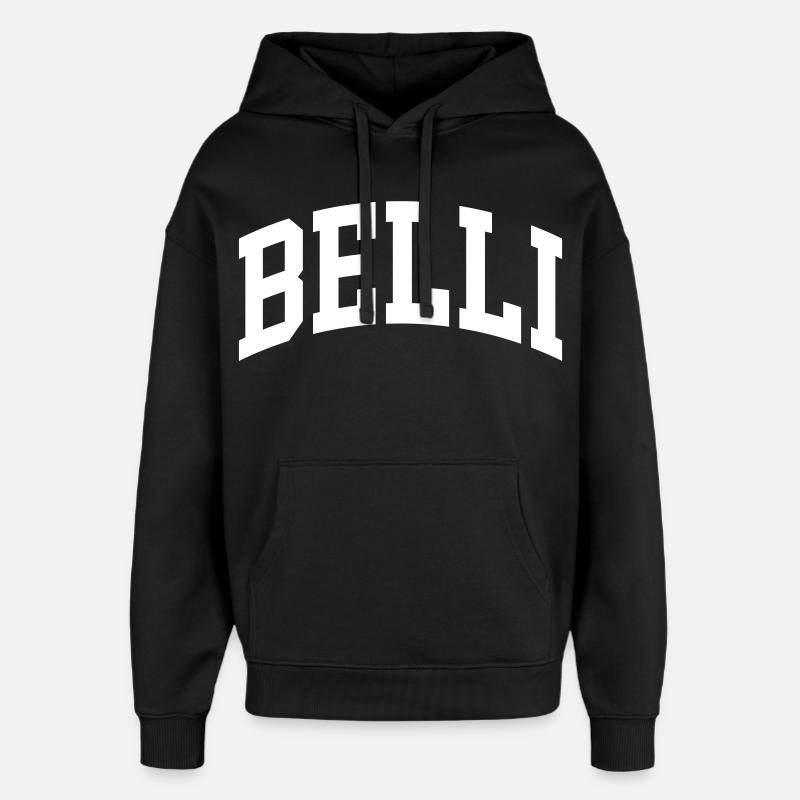Belli - Sweat à capuche unisexe Stanley/Stella Oversized - noir