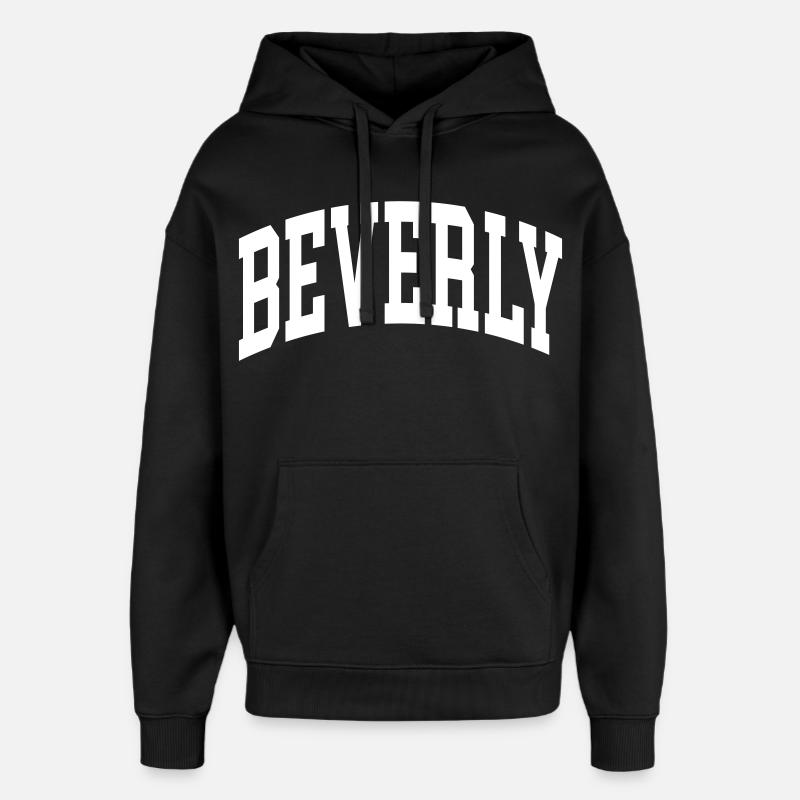 Beverly - Sweat à capuche unisexe Stanley/Stella Oversized - noir