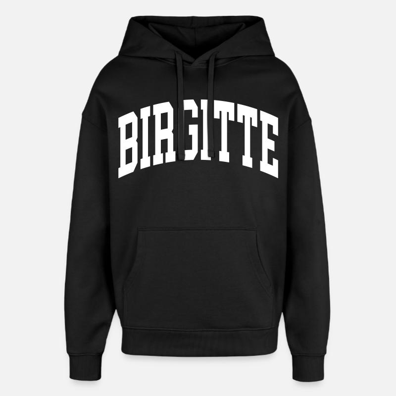 Birgitte - Sweat à capuche unisexe Stanley/Stella Oversized - noir