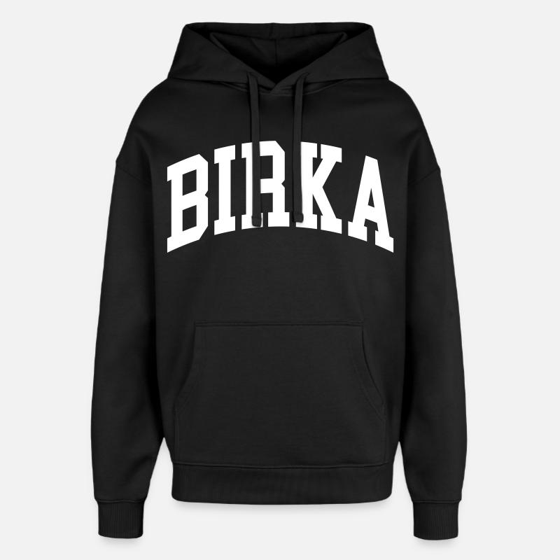 Birka - Sweat à capuche unisexe Stanley/Stella Oversized - noir