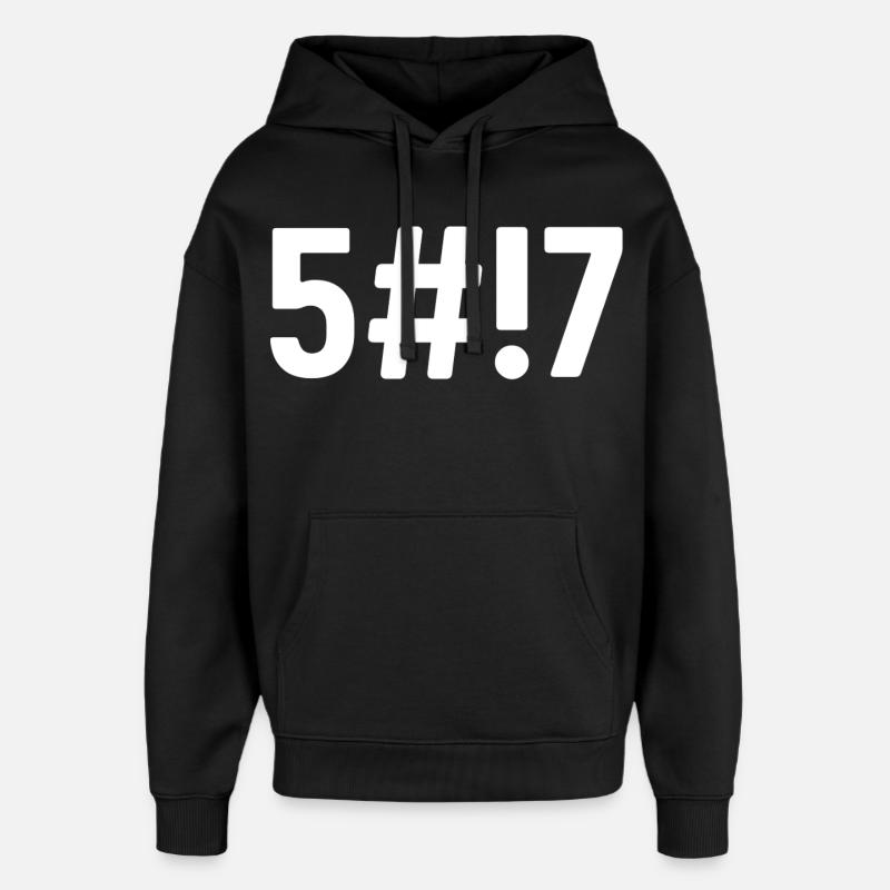 Scheißcode - Oversized Unisex Hoodie von Stanley/Stella - Schwarz