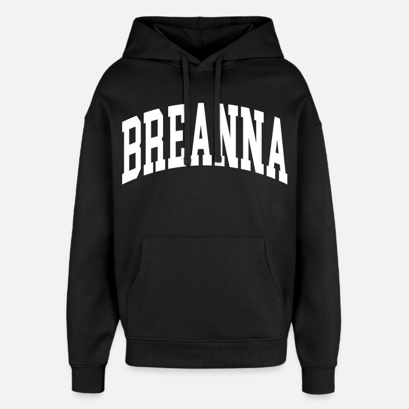 Breanna - Sweat à capuche unisexe Stanley/Stella Oversized - noir