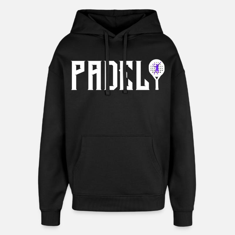 Padel - Sweat à capuche unisexe Stanley/Stella Oversized - noir