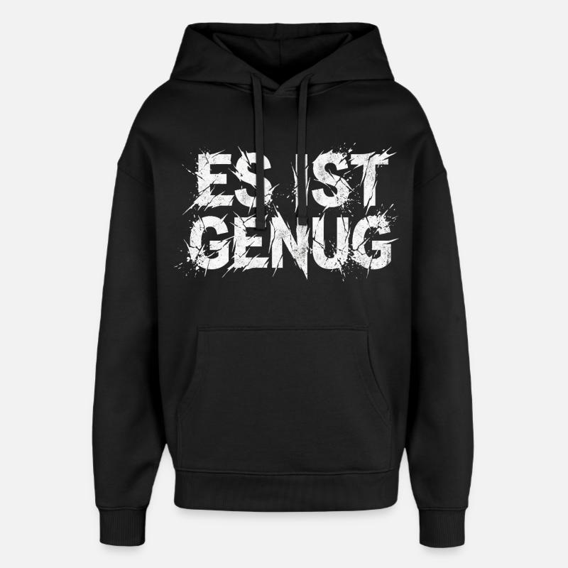 Ça suffit avec le sarcasme - Sweat à capuche unisexe Stanley/Stella Oversized - noir
