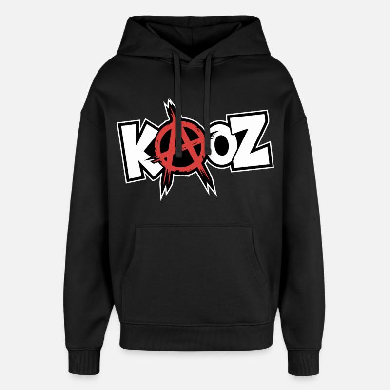 Kool KAOZ Anarchie Graffiti - Oversized Unisex Hoodie von Stanley/Stella - Schwarz