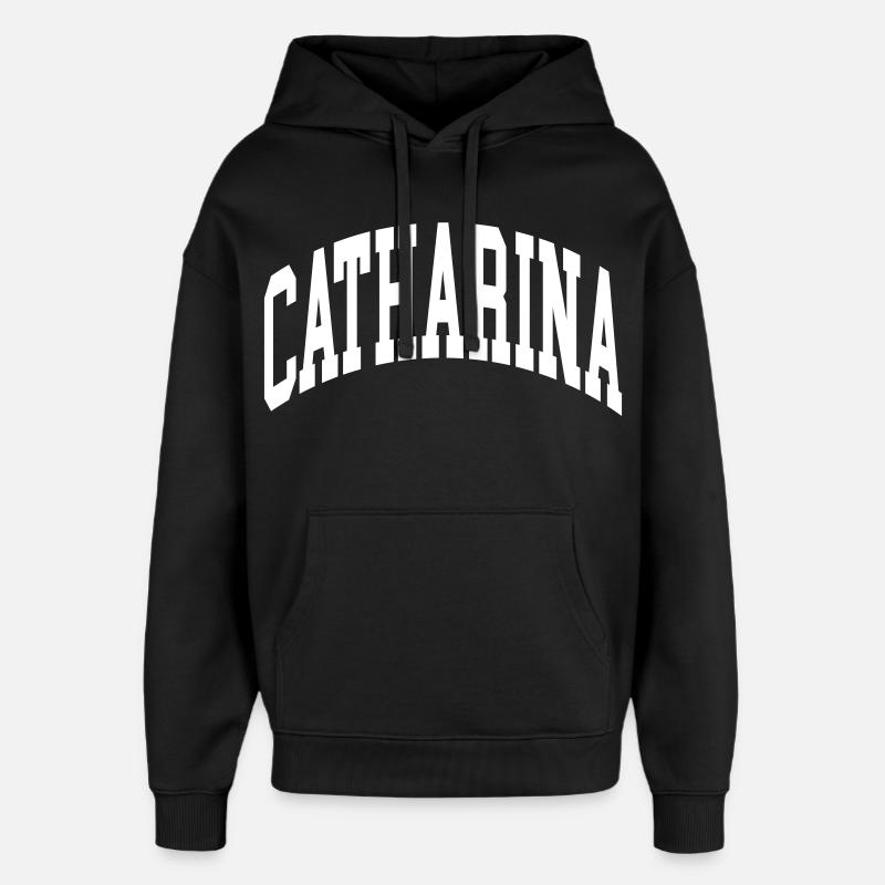 Catherine - Sweat à capuche unisexe Stanley/Stella Oversized - noir