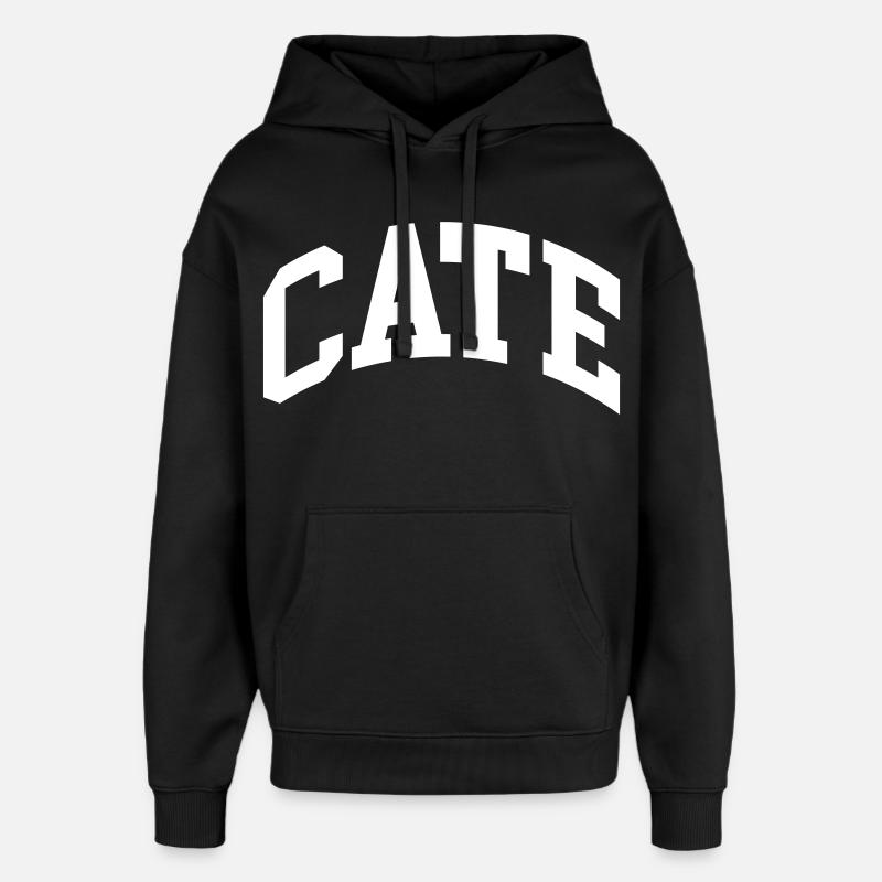 Cate - Sweat à capuche unisexe Stanley/Stella Oversized - noir