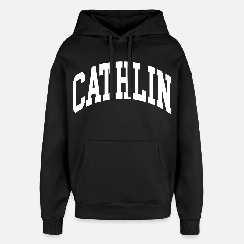 Cathlin - Oversized Unisex Hoodie von Stanley/Stella - Schwarz