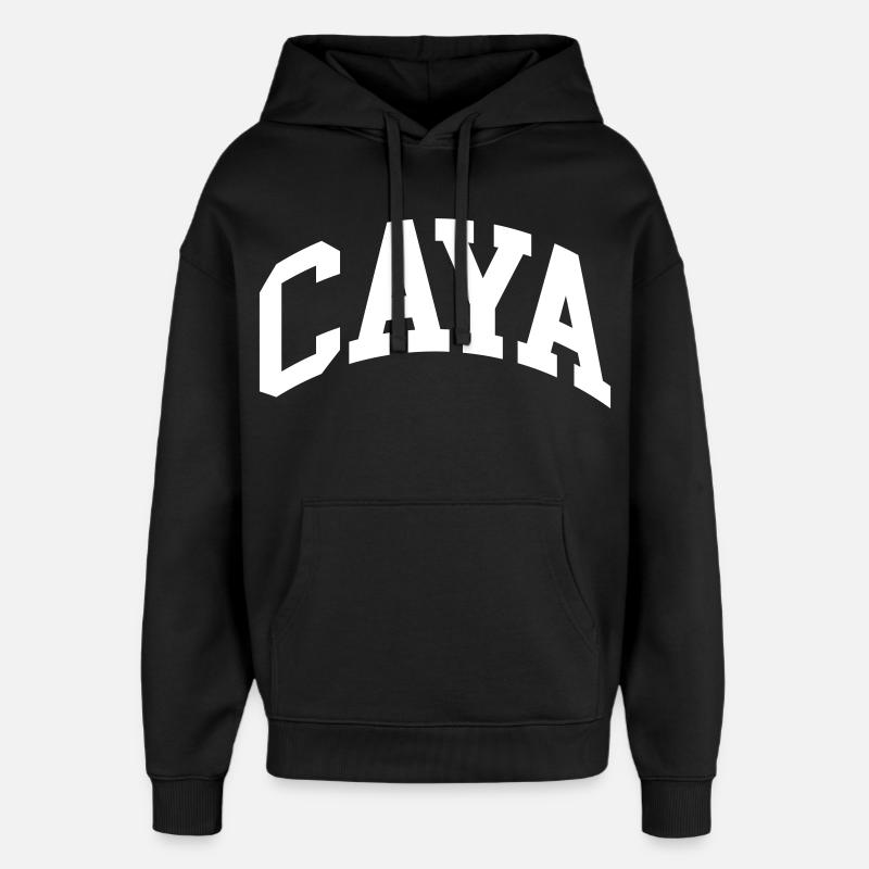 Caya - Sweat à capuche unisexe Stanley/Stella Oversized - noir