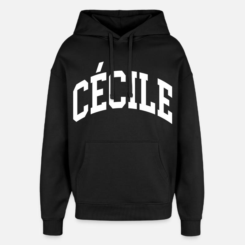 Cécile - Oversized Unisex Hoodie von Stanley/Stella - Schwarz