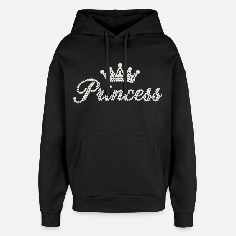 Princesse Princesse Héritière Pédagogique - Sweat à capuche unisexe Stanley/Stella Oversized - noir