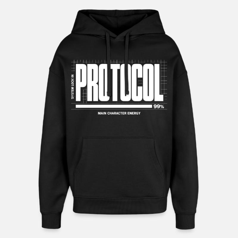 Projet System Down Imparfait - Sweat à capuche unisexe Stanley/Stella Oversized - noir