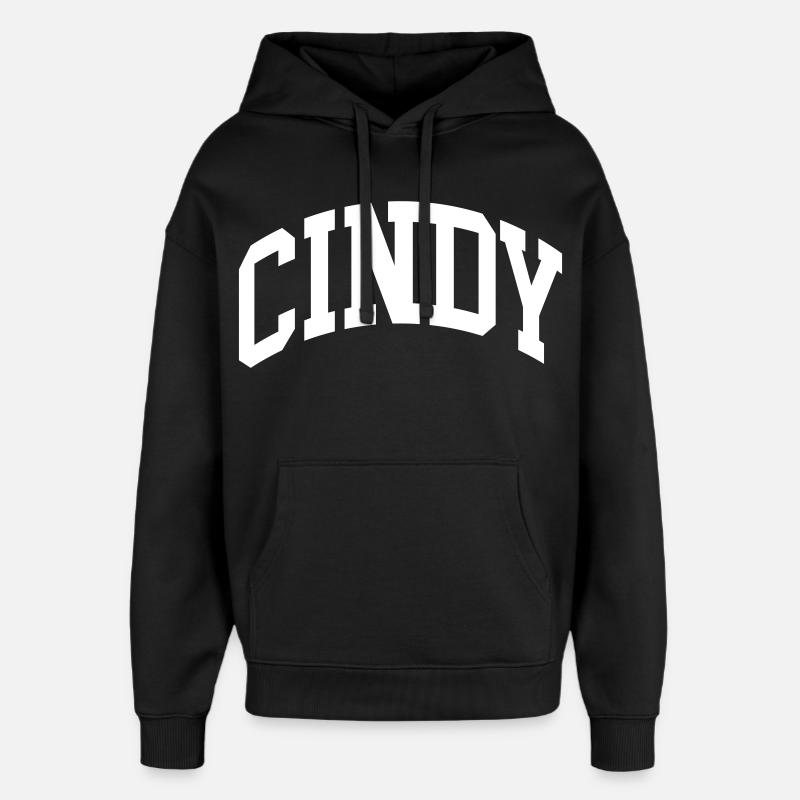 Cindy - Sweat à capuche unisexe Stanley/Stella Oversized - noir