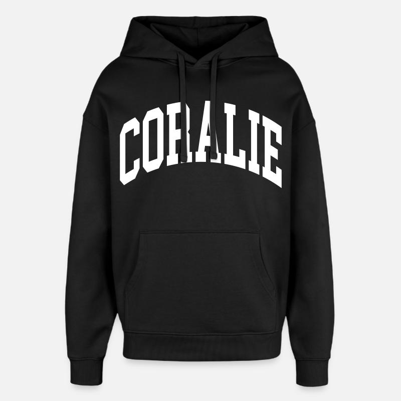 Coralie - Sweat à capuche unisexe Stanley/Stella Oversized - noir