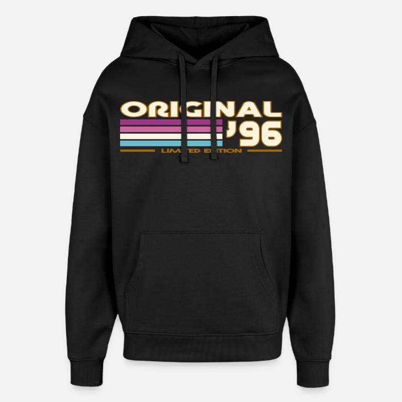 1996 - Sweat à capuche unisexe Stanley/Stella Oversized - noir