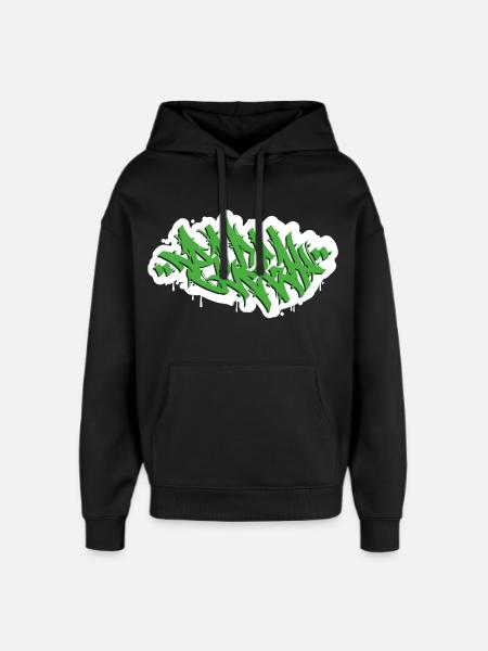 BLEGH SCREAM FUNNY METAL LOVER GIFT - Oversized Unisex Hoodie by Stanley/Stella - black