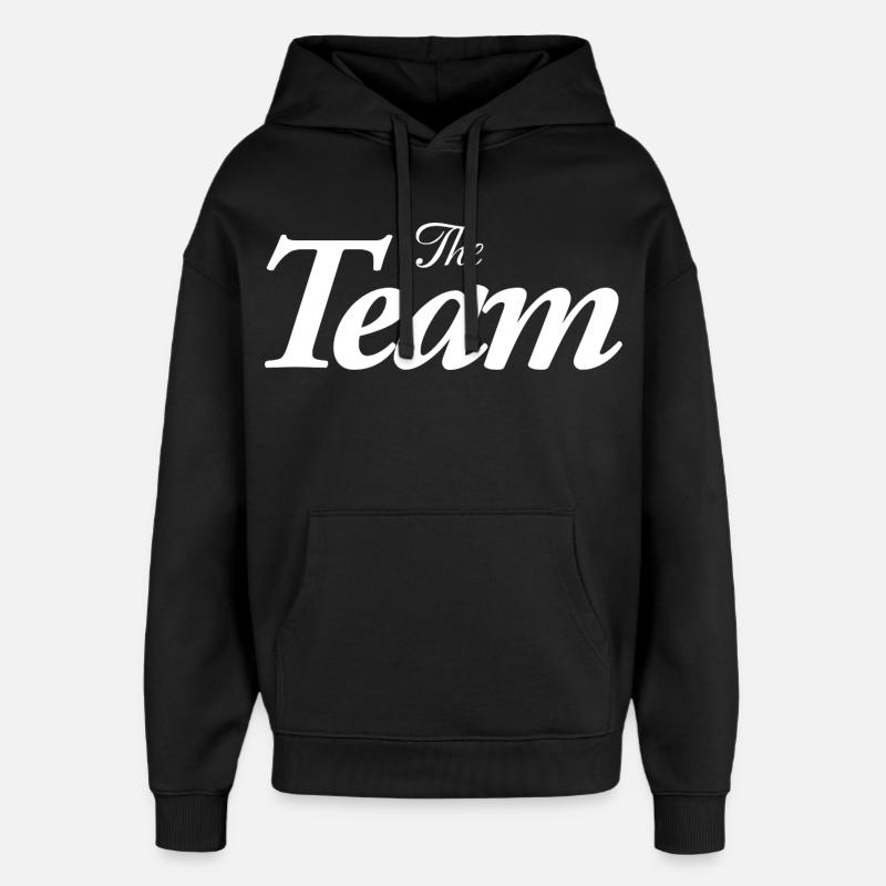 L’équipe - Sweat à capuche unisexe Stanley/Stella Oversized - noir