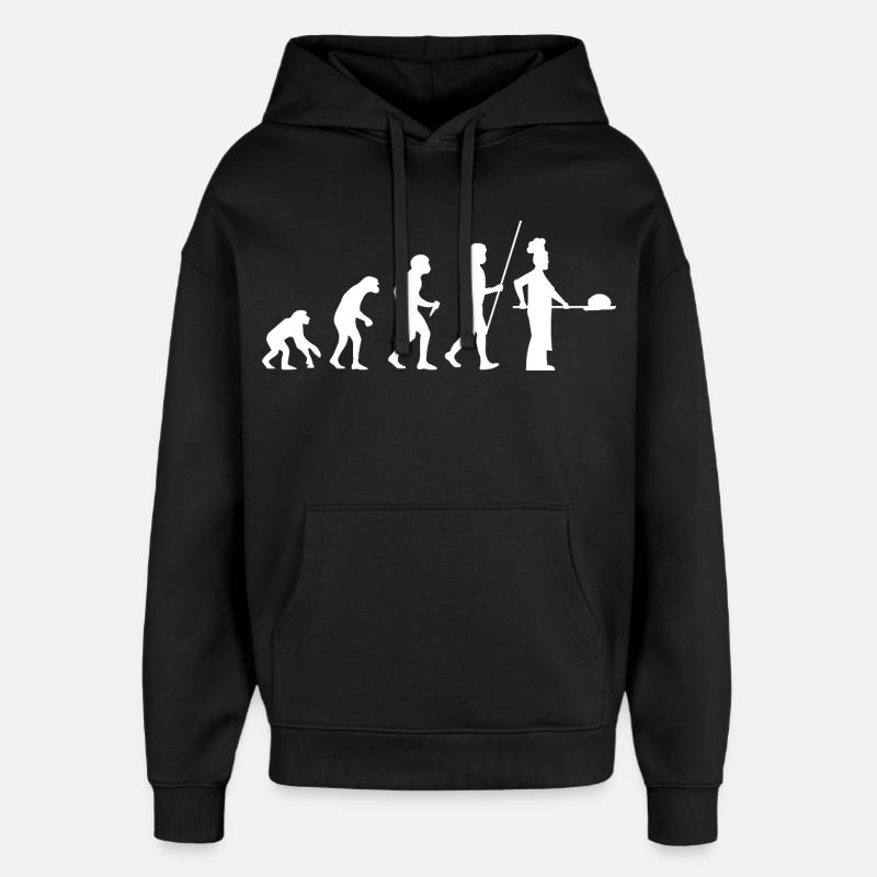 Baker Evolution - Oversized Unisex Hoodie by Stanley/Stella - black