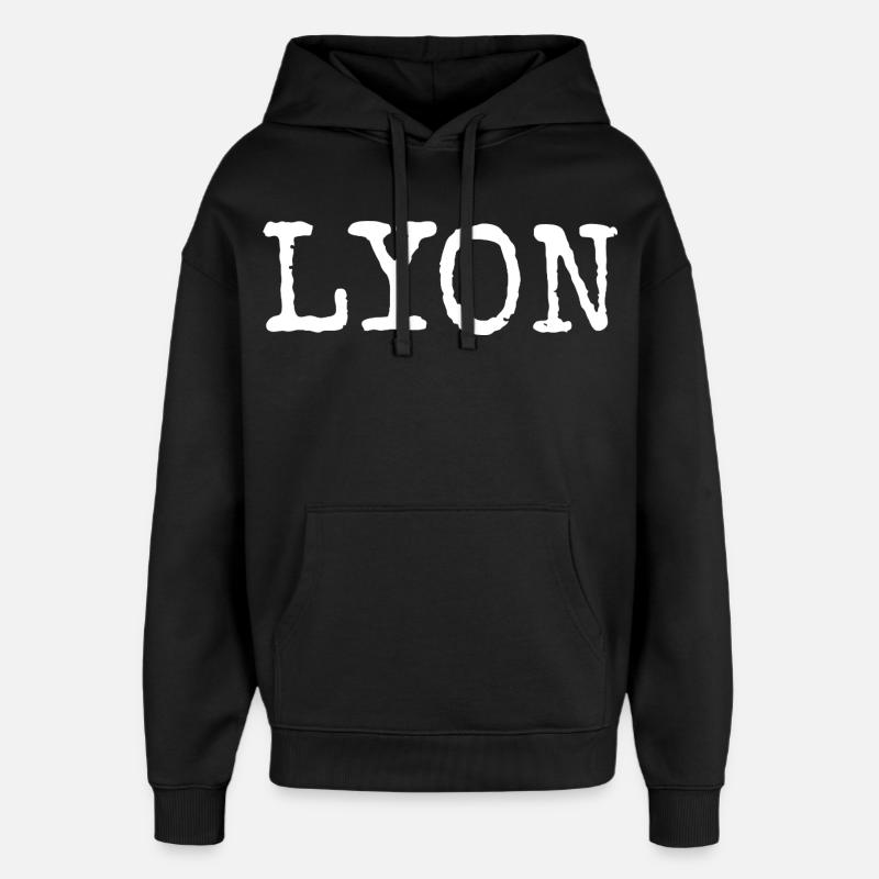 Lyon - Oversized Unisex Hoodie von Stanley/Stella - Schwarz