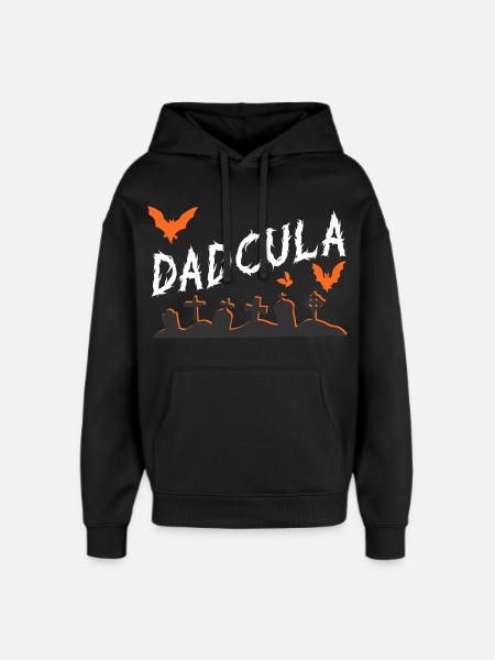 Dadcula Graveyard Gothic - Oversized Unisex Hoodie by Stanley/Stella - black