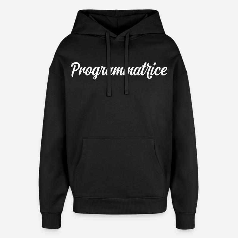 Programmatrice - Sweat à capuche unisexe Stanley/Stella Oversized - noir